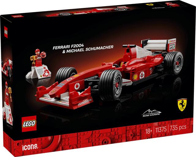 Ferrari F2004 & Michael Schumacher LEGO Icons - 10
