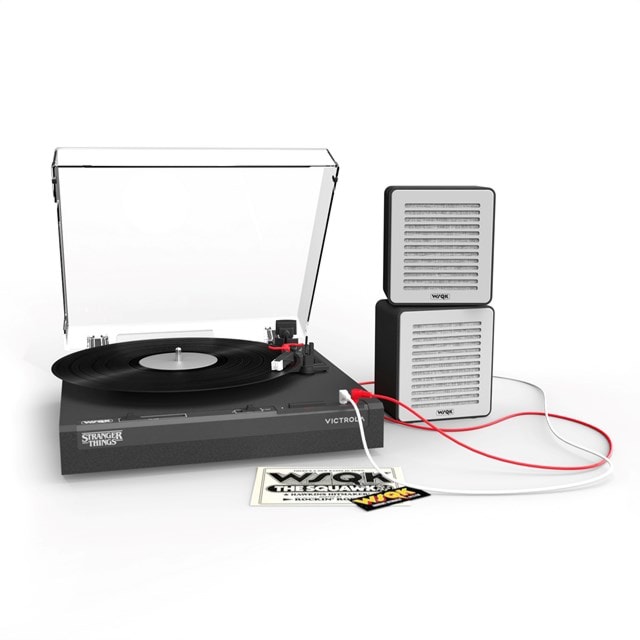 Victrola Stranger Things WSQK Bluetooth Turntable & Speakers - 9
