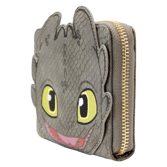 Toothless Cosplay Zip Around Wallet How To Train Your Dragon Loungefly - 2