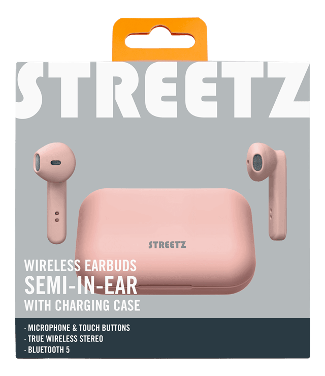Streetz TWS-106 Light Pink True Wireless Bluetooth Earphones - 7