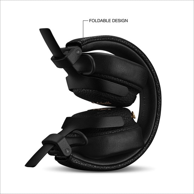 Marshall Milton Black Active Noise Cancelling Bluetooth Headphones - 7