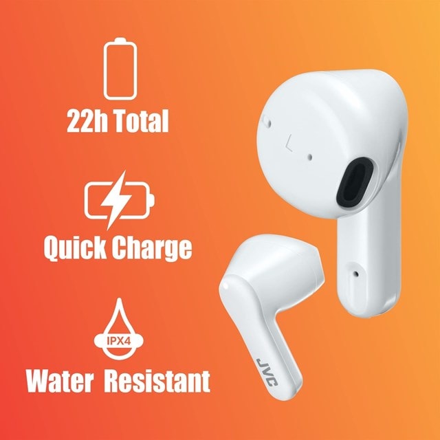 JVC HA-A3T White True Wireless Bluetooth Earphones - 2
