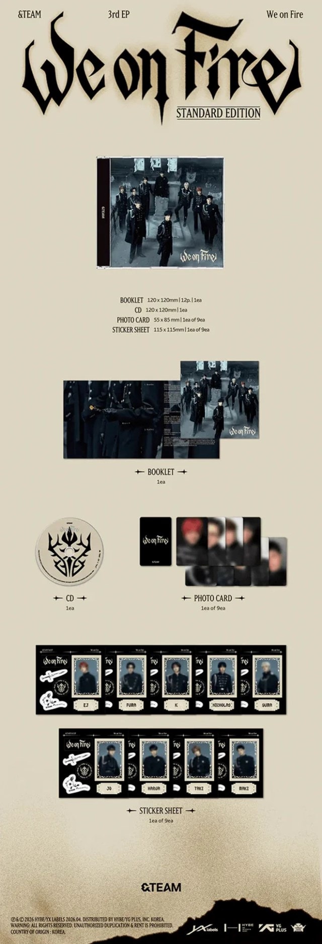 3rd EP 'We On Fire' (Standard Ver.) - 2