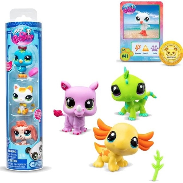 Trio Tube Assortment Series 1 Littlest Pet Shop - 1