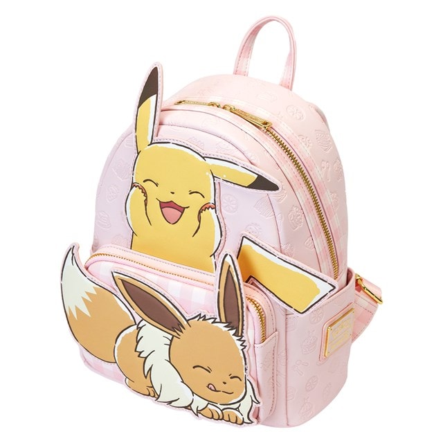 Pikachu & Eevee Pokemon Loungefly Mini Backpack - 3