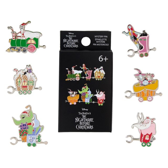 Christmas Town Train Nightmare Before Christmas Loungefly Mystery Box Pin - 1