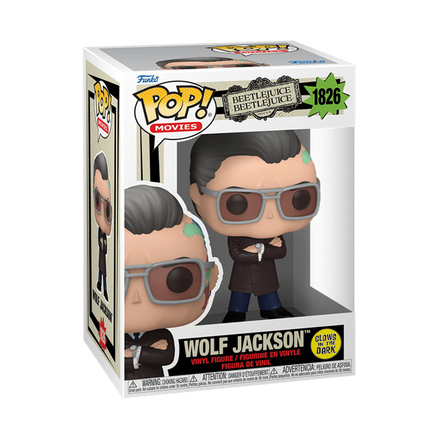 Wolf Jackson 1826 Beetlejuice Beetlejuice Glow In The Dark Funko Pop Vinyl - 3
