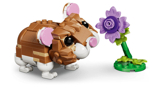 Cute Hamster With A Flower LEGO Creator 3-in-1 - 8