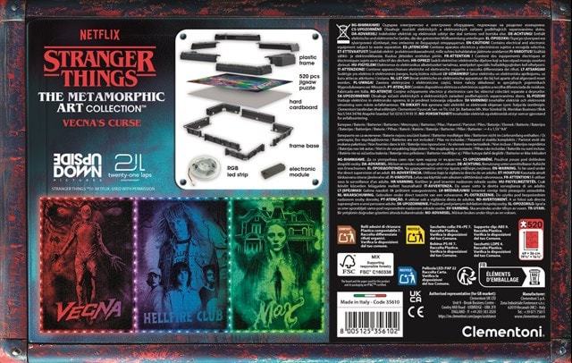 Vecna's Curse Stranger Things Metamorphic Art Collection LED Jigsaw Puzzle - 6