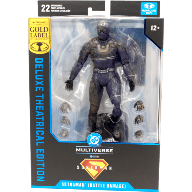 Ultraman Battle Damage Superman 2025 Gold Label Deluxe Theatrical Edition McFarlane Figurine - 2