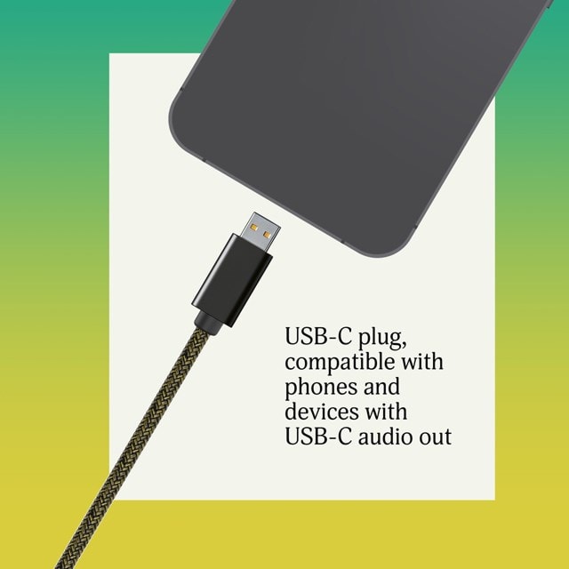 House Of Marley Smile Jamaica Brass USB-C Earphones W/Mic - 3