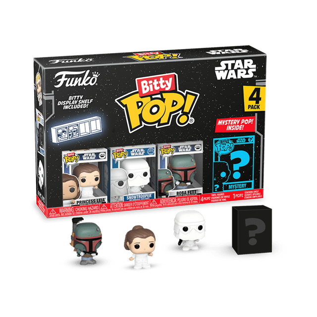 Princess Leia Star Wars Empire Strikes Back Funko Pop Bitty 4 Pack - 1