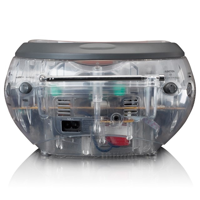 Lenco SCD-24TR Transparent CD Player with FM Radio - 7
