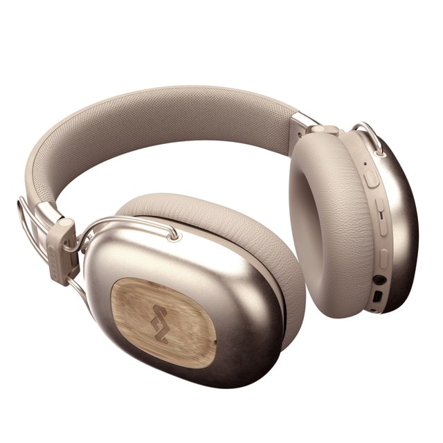 House Of Marley Positive Vibration Rebel Cream Active Noise Cancelling Bluetooth Headphones - 12