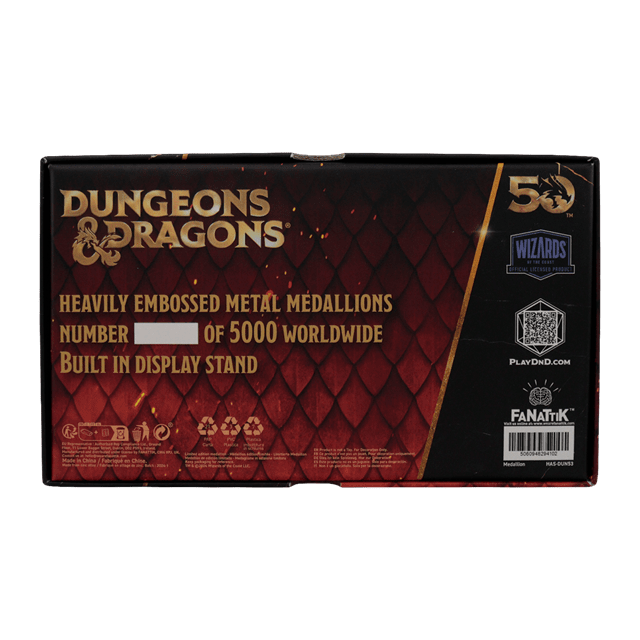 Dungeons & Dragons Beholder Twin 50th Anniversary Medallion Set - 8