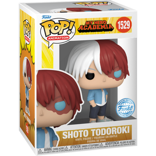 Shoto Todoroki Casual 1529 My Hero Academia hmv Exclusive Funko Pop Vinyl - 2