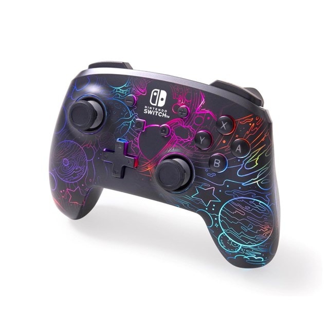 PowerA Enhanced Wireless Controller with Lumectra for Nintendo Switch - Galactic Vortex - 9