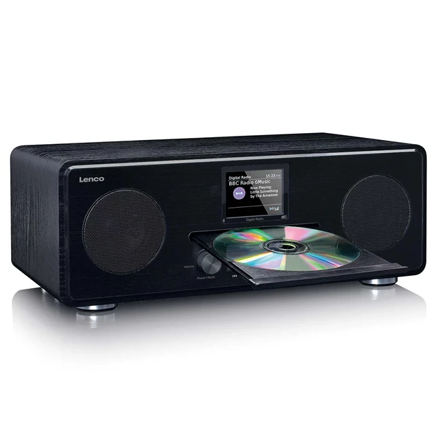 Lenco DAR-061BK Black Bluetooth HiFi System - 2