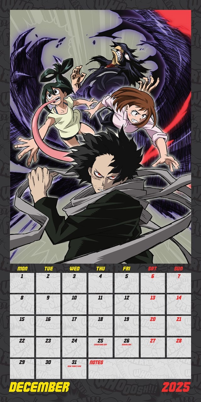 My Hero Academia 2025 Square Calendar - 4