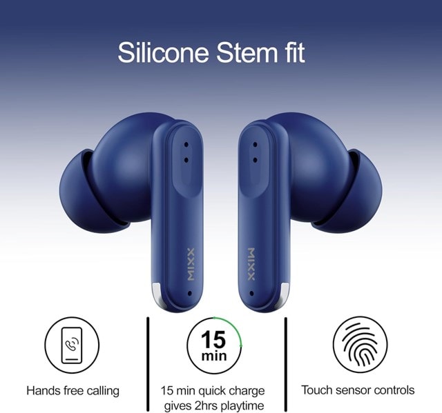 Mixx Audio StreamBuds Switch S7 Navy True Wireless Bluetooth Earphones - 2