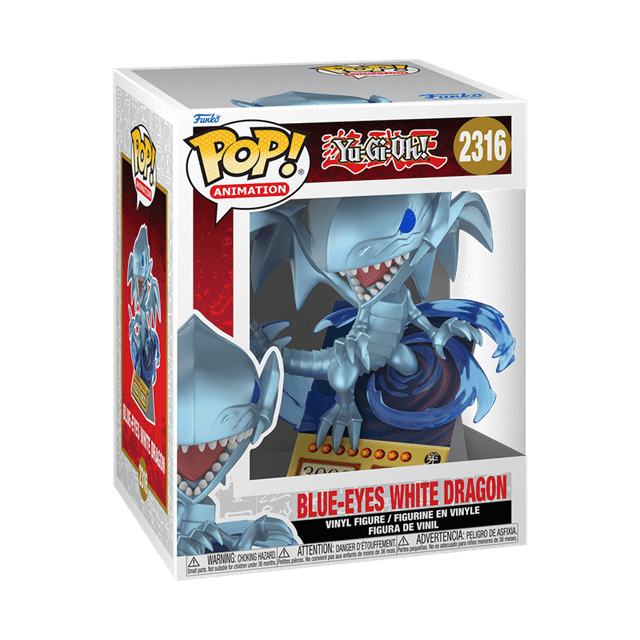 Blue-Eyes White Dragon 2316 Yu-Gi-Oh! Funko Pop Vinyl Premium - 2