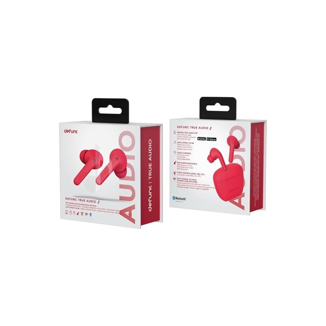 Defunc True Audio Red True Wireless Bluetooth Earphones - 3