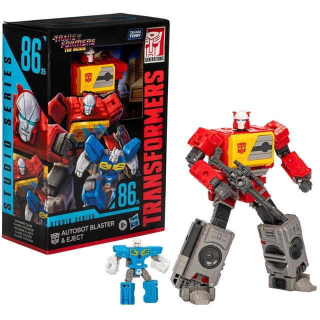 Voyager 86-25 Autobot Blaster & Eject Transformers Studio Series Action Figure - 11
