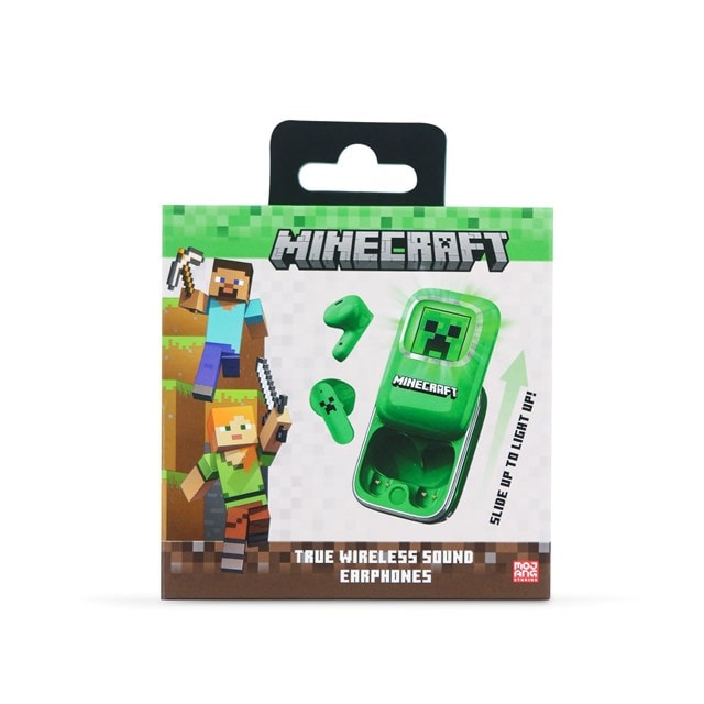 OTL Minecraft Slider Case True Wireless Bluetooth Earphones - 5