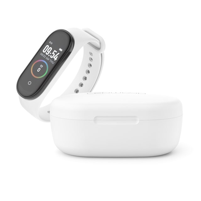 Ledwood Sport White Smartwatch & True Wireless Bluetooth Earphones - 5