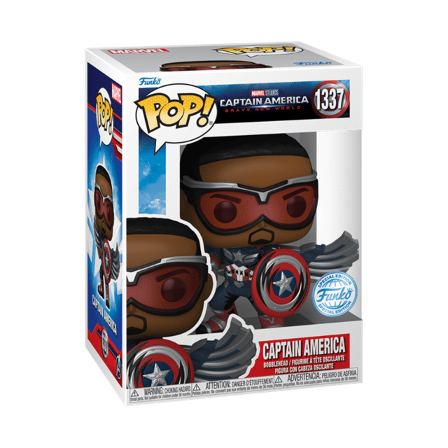 Captain America 1337 Captain America Brave New World Limited Edition Funko Pop Vinyl - 2