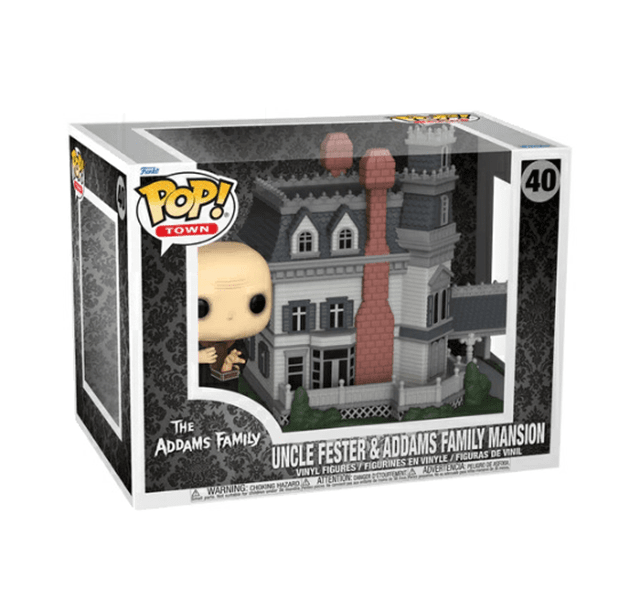 Uncle Fester And Addams Family Mansion 40 Addams Family Classic Funko Pop Vinyl Town - 2
