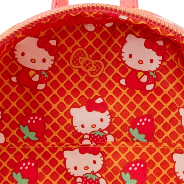 Sanrio Hello Kitty Breakfast Waffle Mini Loungefly Backpack - 5