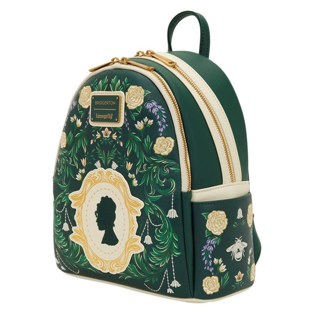 Bridgerton Silhouette Floral Loungefly Mini Backpack - 2