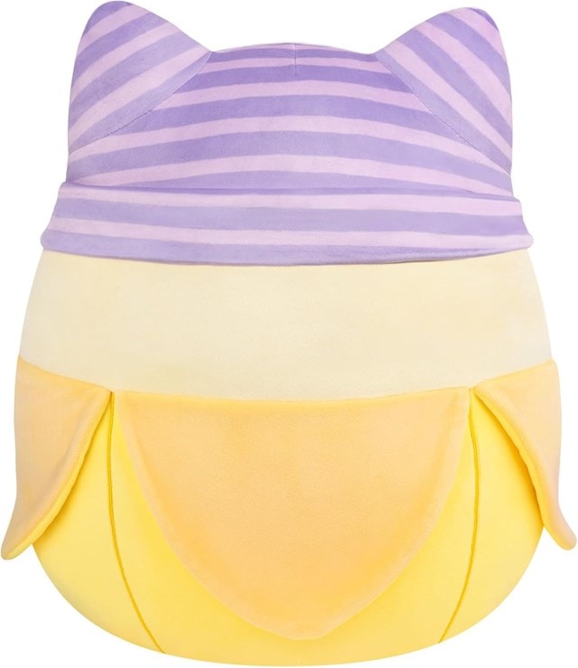 16'' Junie Yellow Banana With Purple Striped Cat Beanie Squishmallows Plush - 4