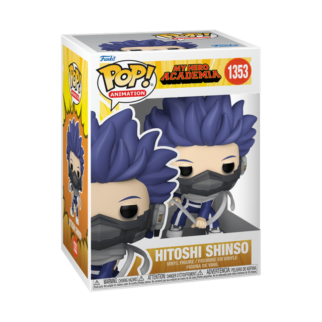 Hitoshi Shinso With Chance Of Chase (1343) My Hero Academia Pop Vinyl - 2