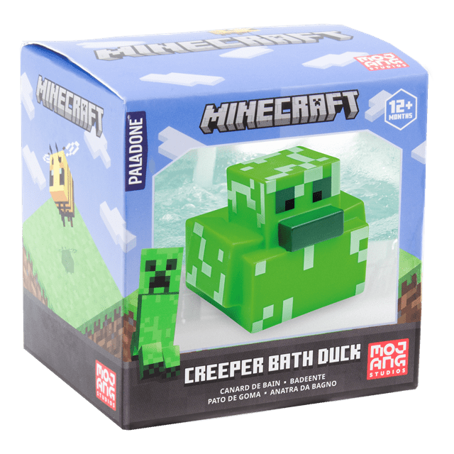 Creeper Bath Duck Minecraft Figurine - 3