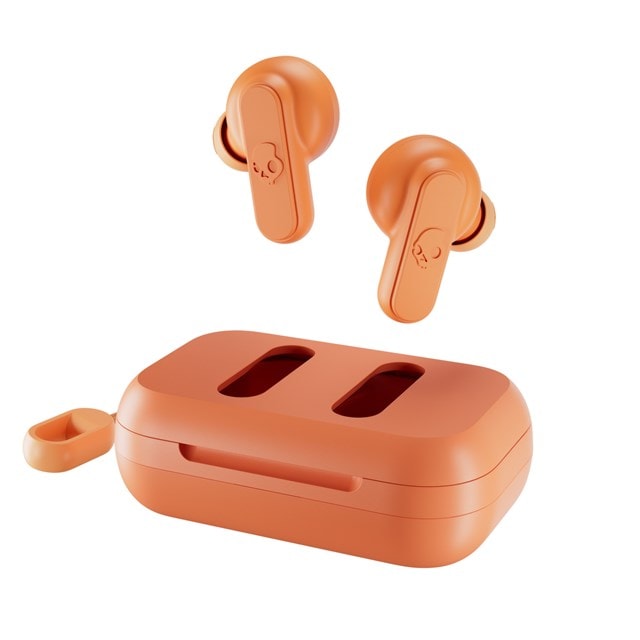 Skullcandy Dime Golden Orange True Wireless Bluetooth Earphones - 3