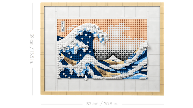 Hokusai Great Wave LEGO - 2