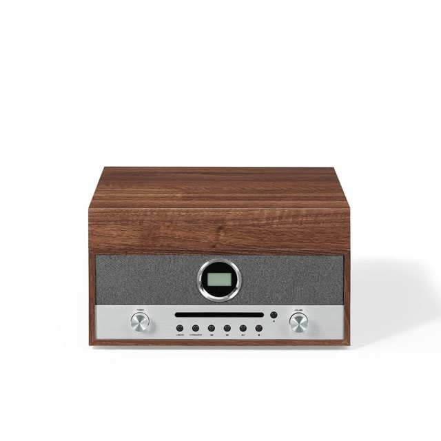 Crosley Nash Walnut Turntable with CD Player & AM/FM Radio - 17