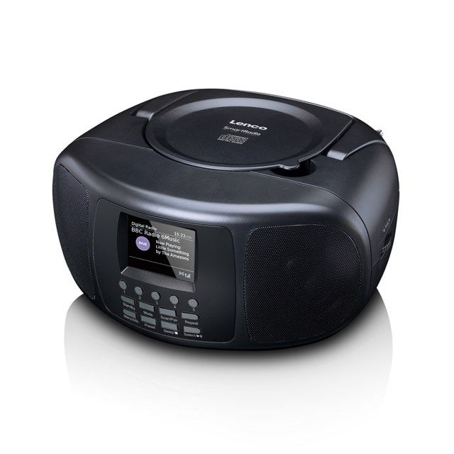 Lenco SCD-6000BK Black Bluetooth CD Player with DAB+/FM & Internet Radio - 2