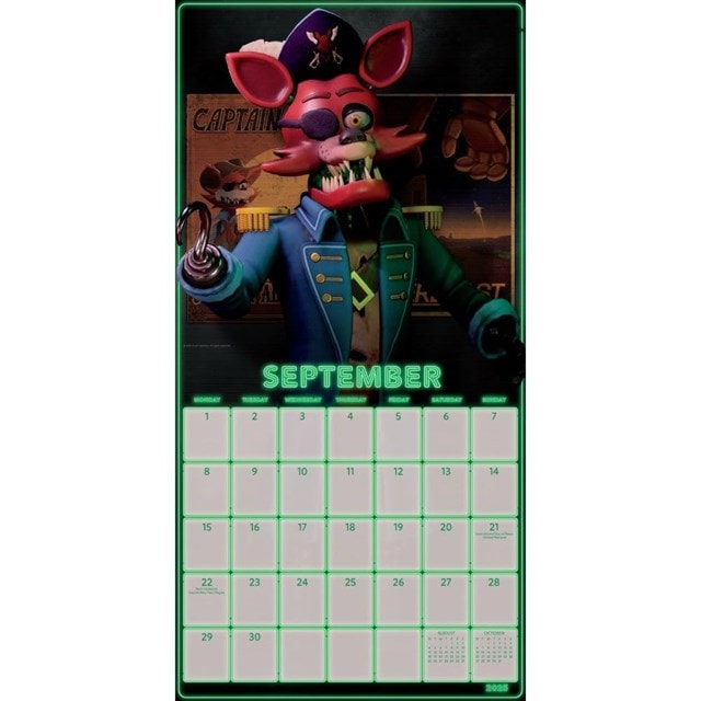 Five Nights At Freddy's FNAF 2025 Square Calendar - 4