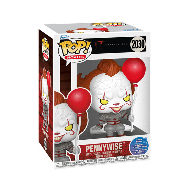 Pennywise With Balloon Shelf Sitter 2030 IT Chapter One Funko Pop Vinyl - 2