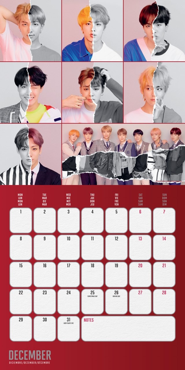 BTS 2025 Square Calendar - 4