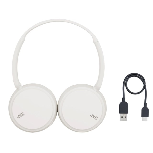 JVC HA-S36W White Bluetooth Headphones - 5