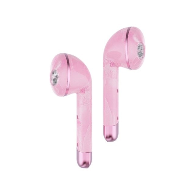 Happy Plugs Air1 Pink Marble True Wireless Bluetooth Earphones - 2