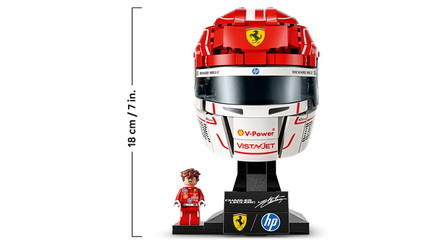 Charles Leclerc Helmet Scuderia Ferrari F1 LEGO - 5