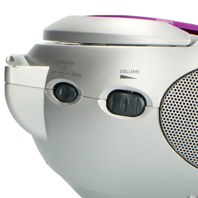 Lenco SCD-24 Purple CD Player with FM Radio - 6