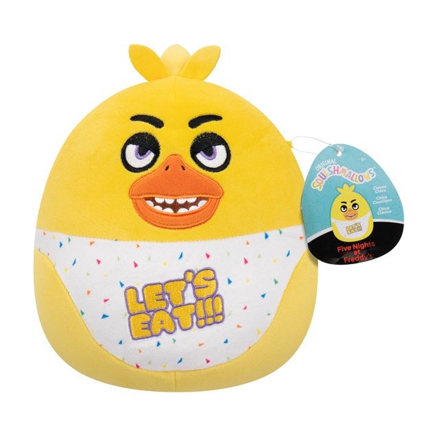 8'' Classic Chica Five Nights At Freddy's FNAF Squishmallows Plush - 5