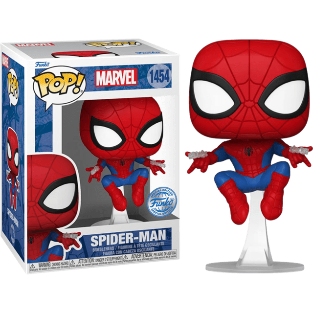 Spider-Man With Webshooters 1454 Spider-Man Limited Edition Funko Pop Vinyl - 3