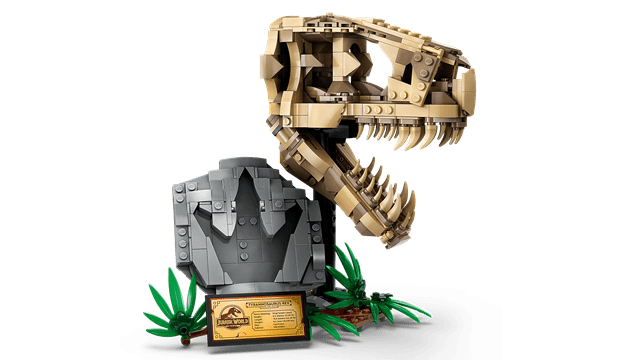 Dinosaur Fossils T Rex Skull LEGO - 2